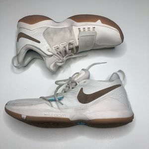Nike Air Zoom PG-13 Cream Basketball Shoes